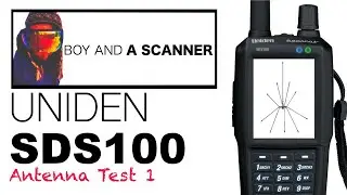 SDS100 SCANNER Antenna Test 1 - Remtronix VS ProComm Spider Base Antenna