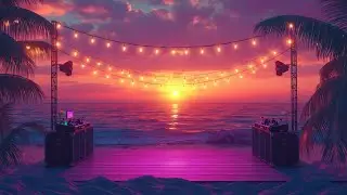 Chillout Deep House Mix Tropical Sunset Vibes Relaxing Electronic Beach Music Party