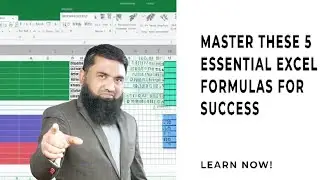 Master these 5 Essential Excel Formulas for Success