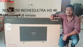 NOKIA TV 50 inches un boxing full review