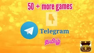 How to play the games in TELEGRAM | 50 + more games | in Tamil (TREASURE WORLD)