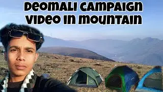 deomali campaign video in mountain view 👀 | mountain camping | #viralvideo | #villagegavala