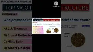 Latest top MCQ questions in atomic structure #quiz #importantbits #generalsciences #shorts #science