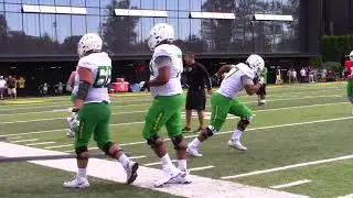 Offensive Line Drills: Oregon Fall Camp 8/15