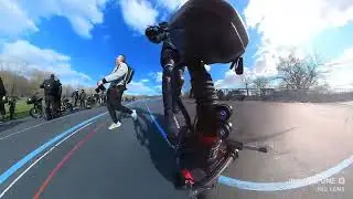 Dualtron Storm Limited electric scooter riding to Velodrome to see my old Huck Stinger.