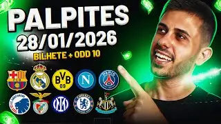 PALPITES DE FUTEBOL DO DIA 28 01 2026  + BILHETE PRONTO E M&Uacute;LTIPLA ODD ALTA