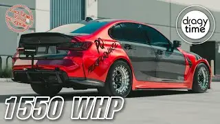 1550 WHP BMW M3C G80 X-Drive | S58 Single Turbo | INSANELY FAST from 100-200 Km/h & 60-130 mph VALID