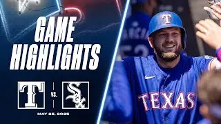 Rangers vs. White Sox Game Highlights (5/25/25) | MLB Highlights