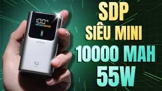 Review Cuktech 10 Mini - 10000mAh Si&ecirc;u Mini M&agrave; Sạc Nhanh Tận 55W 🥶