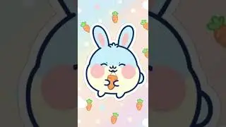 the rabbit is happily eating carrots #animals #Eat #picture
