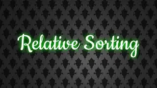 Sort an array according to the other (Relative Sorting)   #Amazon #microsoft