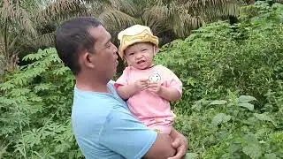 Berburu bayam liar bersama baby zha's