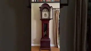 Grandfather clock chiming