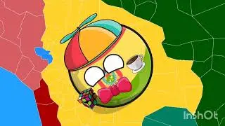 Chile no le da mar a Bolivia #countryballs #humor 