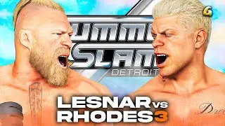 How WWE Should Book Brock Lesnar Vs. Cody Rhodes 3 at SummerSlam