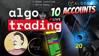 10 X Apex Challenge 🔴 Live Futures Algo Trading w Vinny | NQ / ES Live Day Trading w AlgoBox