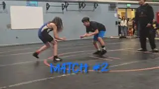 Alasdair's First Wrestling Match - Bancroft Middle Scool 1-27-26