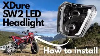 LED headlight install - KTM 690 / Husqvarna 701 / Gas Gas 700