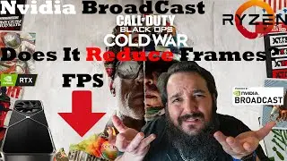How Bad Does Nvidia Broadcast Kill Frame Rate?! | COD Black OPs Cold War | RTX 3090 |