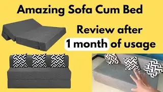 Dr Smith Three Seater Sofa Cum Bed Review after 1 month | Should i buy