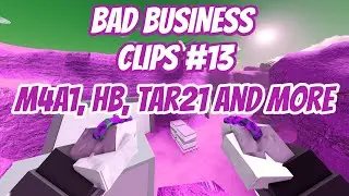 Aim train all day, frag all night - Roblox Bad Business Montage / Clips #13