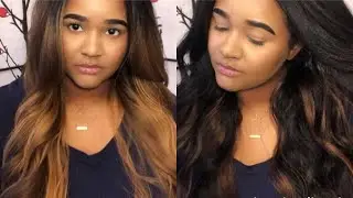 Model Model Synthetic Hair 5 inch Deep Center Part Lace Front Wig - LOTTIE
