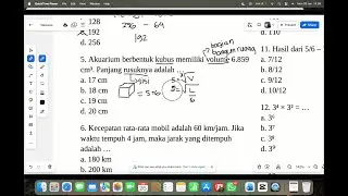 Pembahasan Soal TKA Matematika SD [Part 1]