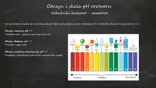 Odczyn roztworu i skala pH &mdash; wskaźniki kwasowo-zasadowe | Powt&oacute;rka do kartk&oacute;wki