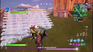 Fortnite deal damage with  io guard or alien weapons