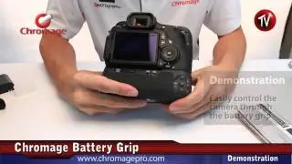 Chromage Battery Grip for Canon 60D