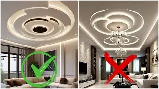 Top 250+ Ceiling Design Trends 2025 | Living Room & Bedroom with Fan Ideas