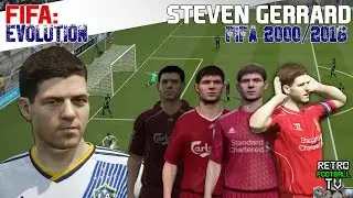 The Evolution of Stevie Gerrard through the FIFA Series! (Feat. Retro Football TV)