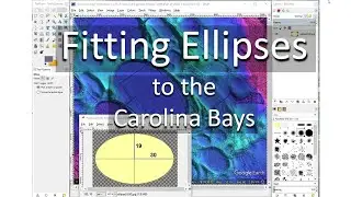 Fitting ellipses for Carolina Bays - Definitely not thermokarst!