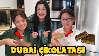 TİKTOKTA VİRAL OLAN DUBAİ ÇİKOLATASINI YAPTIK | EYLÜL LAL