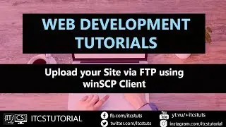 Upload your site via FTP using winSCP Client