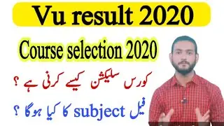 Vu course selection 2020, result 2020