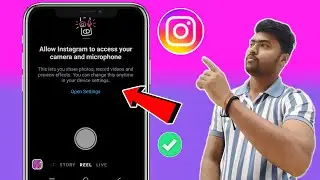 Allow Instagram to Access Your Camera And Microphone || Instagram Camera Not Opening Problem Fix