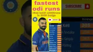 virat kohli fastest 10000 odi runs in 2005 innings #cricket #india #indiancricketteam #viratkohli #