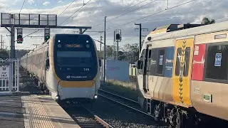 Trains around Brisbane with city coal traffic and new closure announcements 