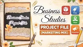 Business studies project/ Marketing Mix Project for class 12th #project #businessstudies 