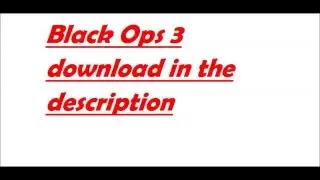 Black Ops 3 Cracked