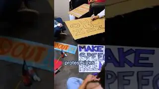 No Kings Protest Sign-Making Party at Raygun with Demi Palecek | Kat Abughazaleh for Illinois