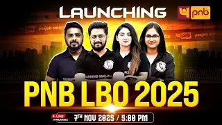 Launching 📢 PNB LBO 2025 Batch | Punjab National Bank LBO Preparation 2025 | Banking Wallah