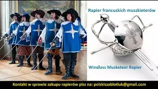Rapier muszkieterów francuskich - Windlass Musketeer Rapier