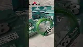 🎣 ATTACKER X8-Braided PE Line #fishing #fishingequipment