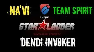 Dota 2 SL i-League StarSeries - Na'Vi vs Team Spirit Dendi Invoker Highlights