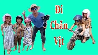Bộ Ba Độc Lạ Chạy Xe Moto Về Quê Chăn Vịt || Ut Mini