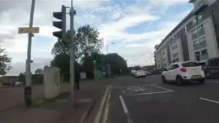 Cycling Along Maryhill Road to Byres Road,Glasgow