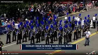 Henley High School Marching Band in Washington  D.C. Parade