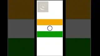 INDIA flag design python  coding